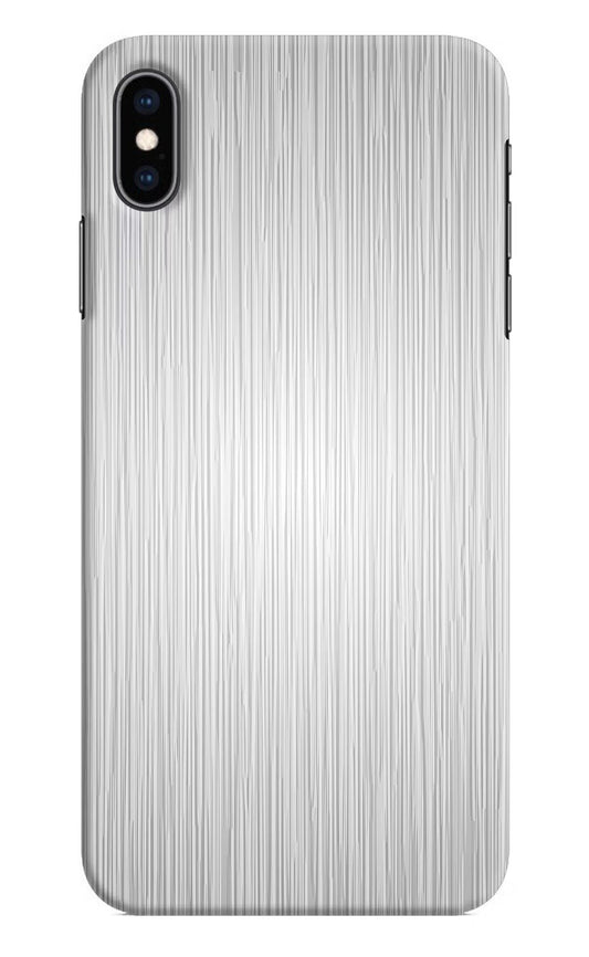 Wooden Grey Texture iPhone XS Max Hard Case Back Cover by Casekaro