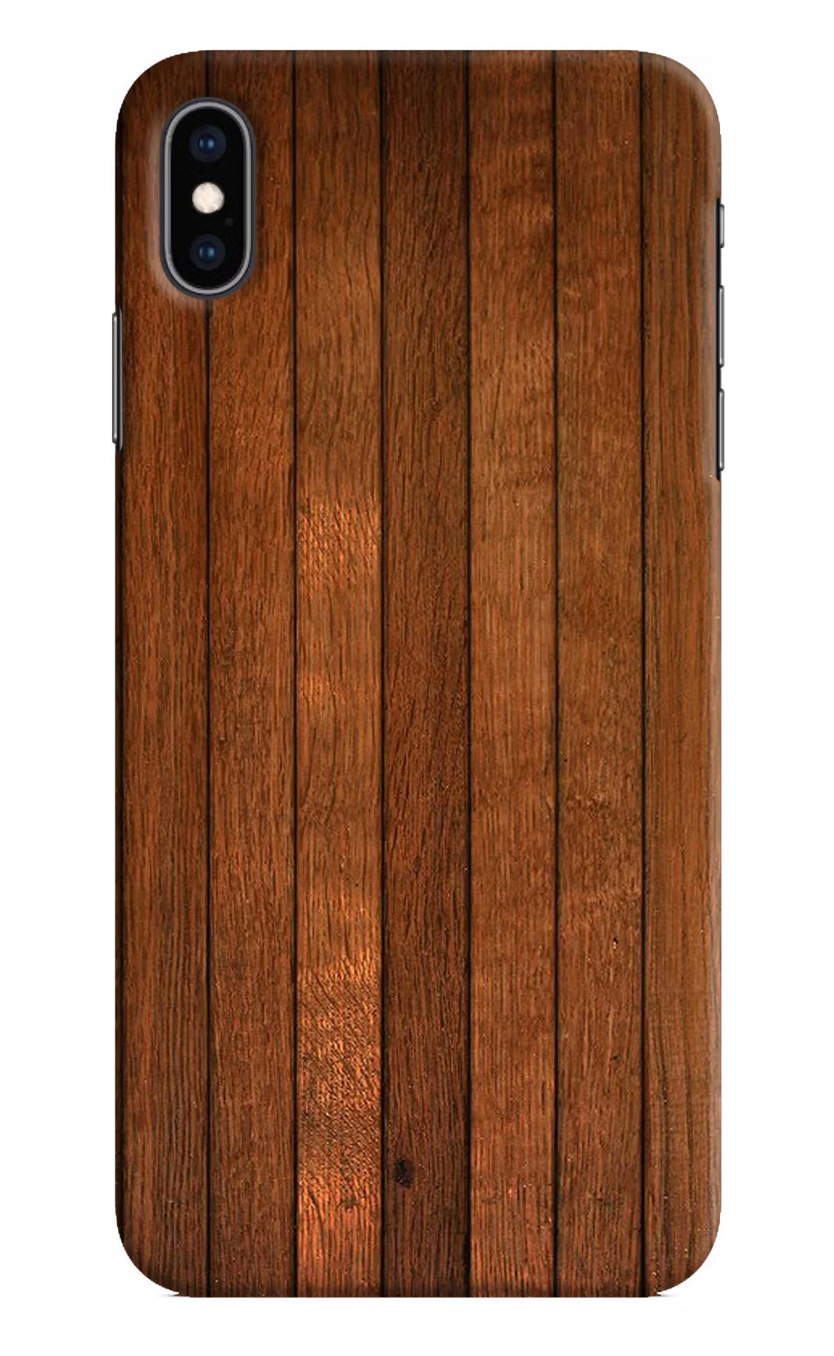 Wooden Artwork Bands iPhone XS Max Hard Case Back Cover by Casekaro