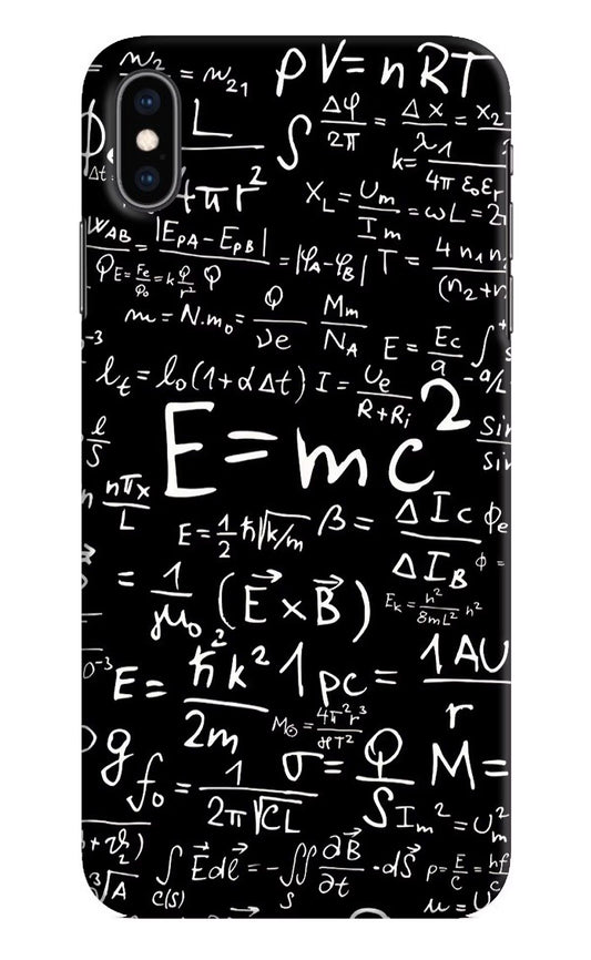 Physics Formula iPhone XS Max Hard Case Back Cover by Casekaro