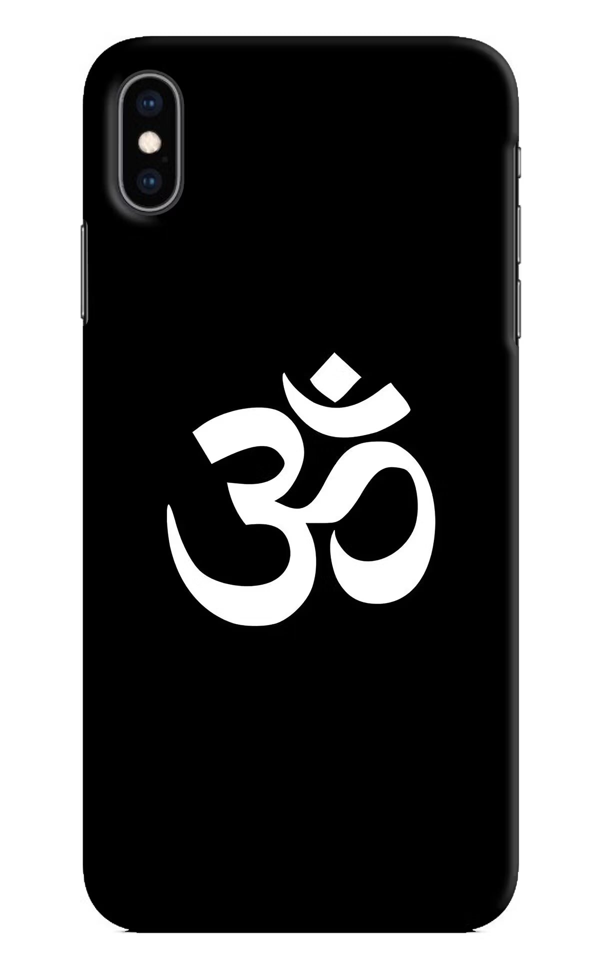 Om iPhone XS Max Hard Case Back Cover by Casekaro