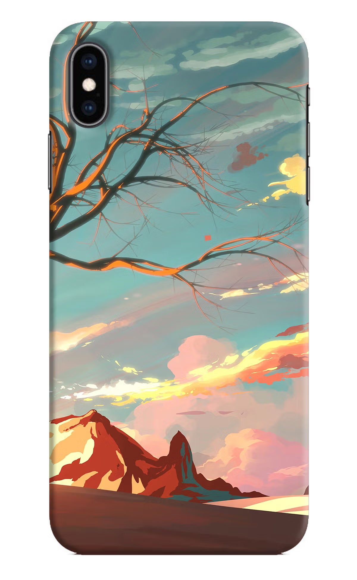 Scenery iPhone XS Max Hard Case Back Cover by Casekaro