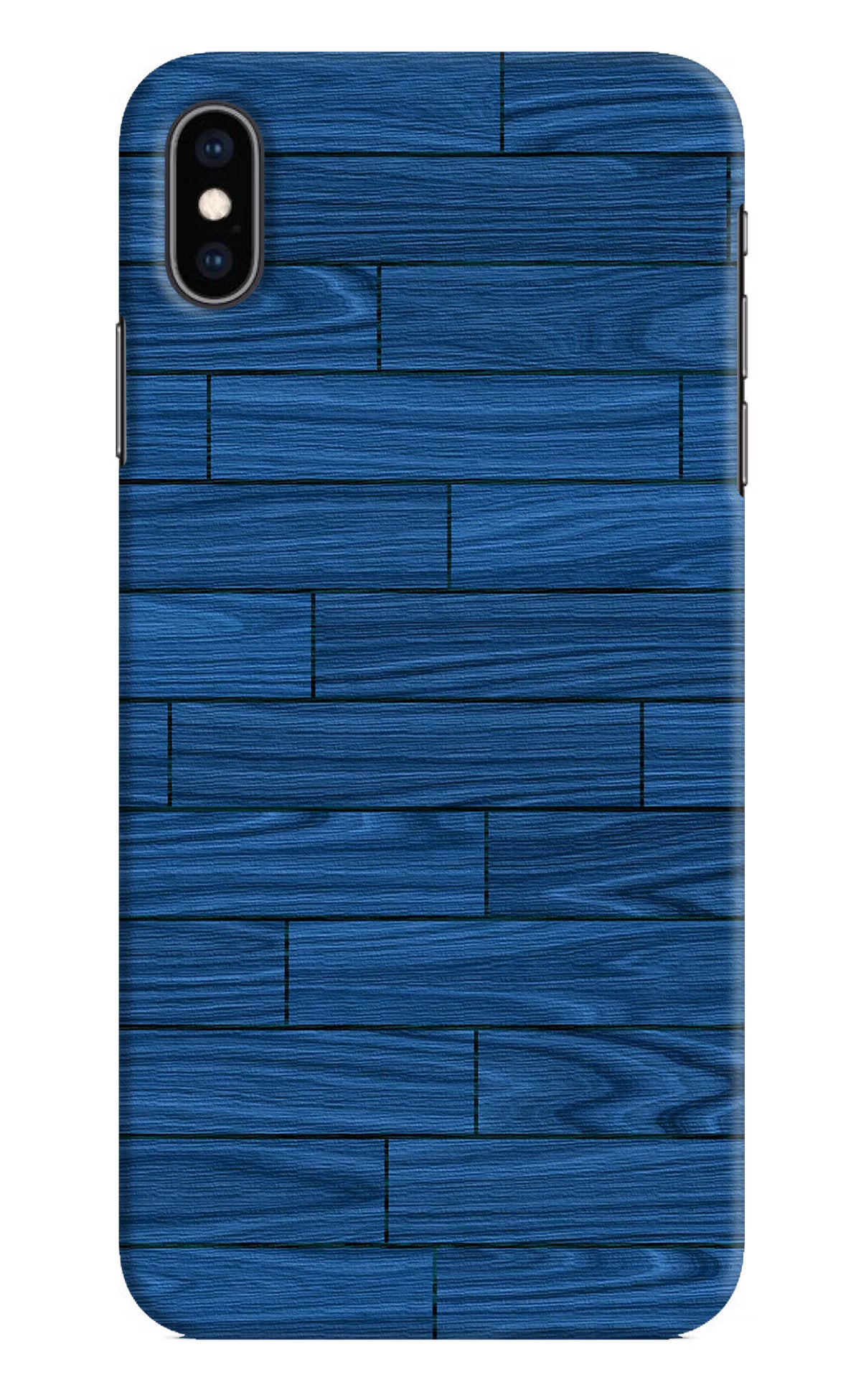 Wooden Texture iPhone XS Max Hard Case Back Cover by Casekaro