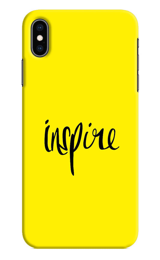 Inspire iPhone XS Max Hard Case Back Cover by Casekaro