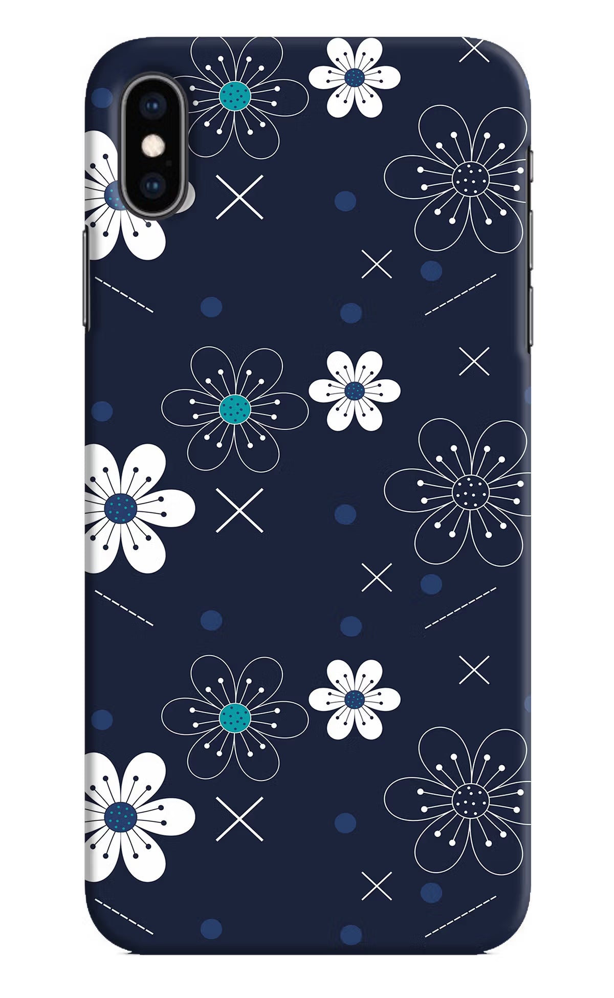 Flowers iPhone XS Max Hard Case Back Cover by Casekaro