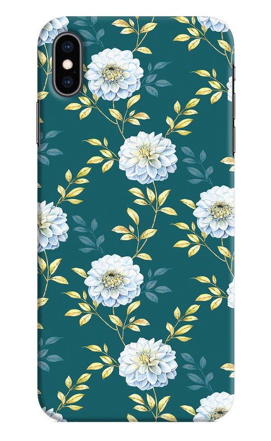 Flowers iPhone XS Max Hard Case Back Cover by Casekaro
