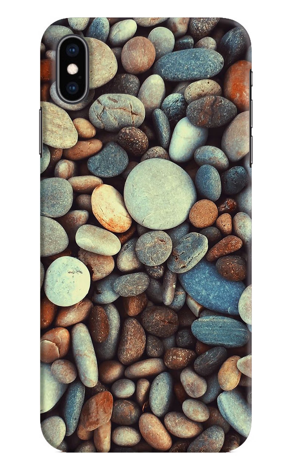 Pebble iPhone XS Max Hard Case Back Cover by Casekaro