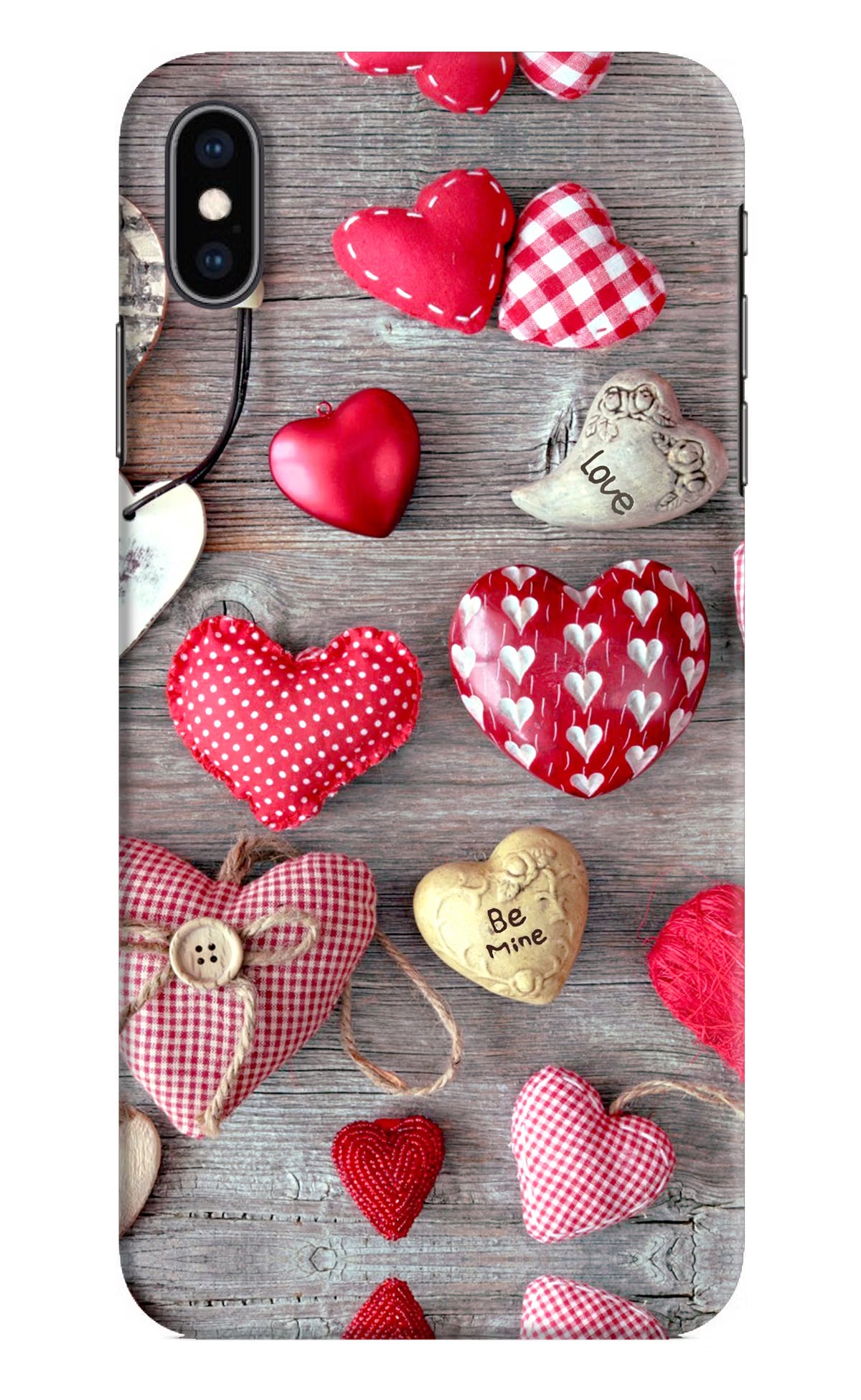 Love Wallpaper iPhone XS Max Hard Case Back Cover by Casekaro