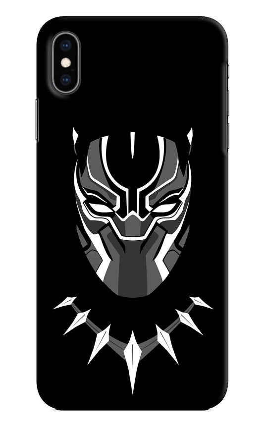 Black Panther iPhone XS Max Hard Case Back Cover by Casekaro