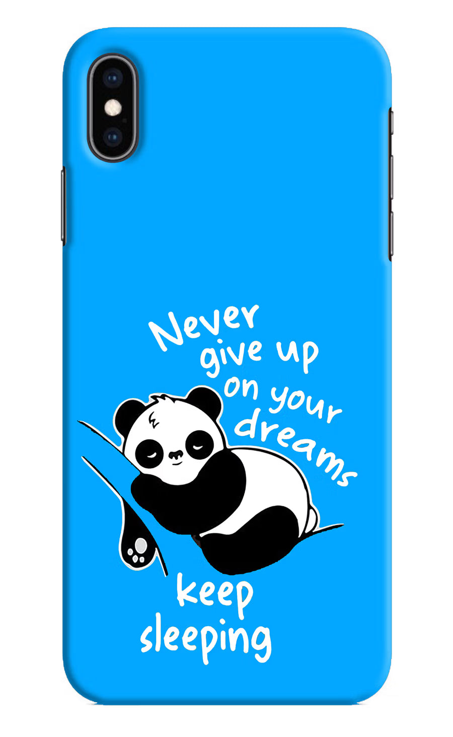 Keep Sleeping iPhone XS Max Back Cover, Hard case