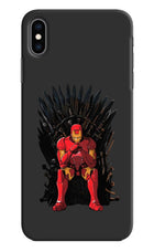 Ironman Throne iPhone XS Max Hard Case Back Cover by Casekaro