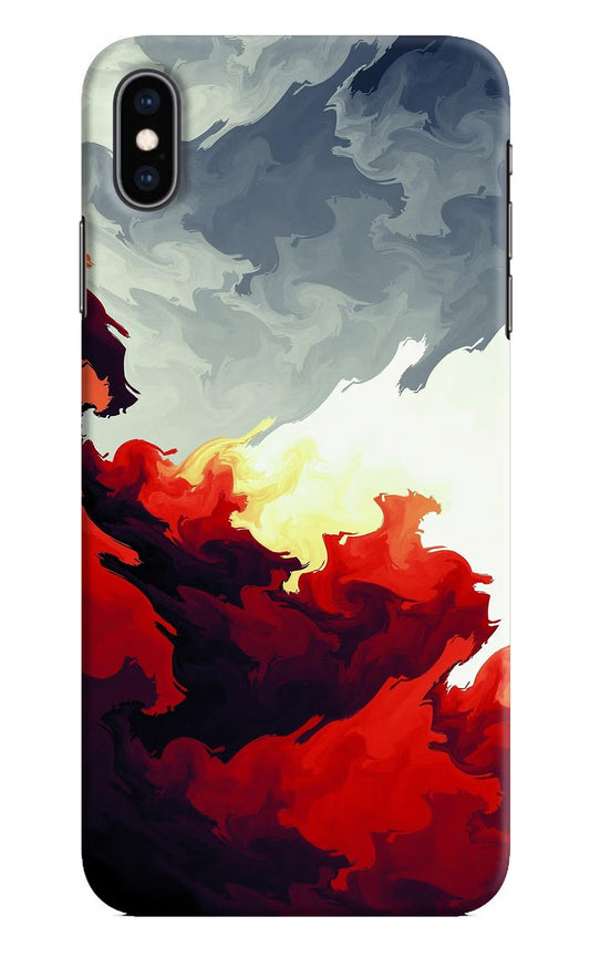 Fire Cloud iPhone XS Max Hard Case Back Cover by Casekaro