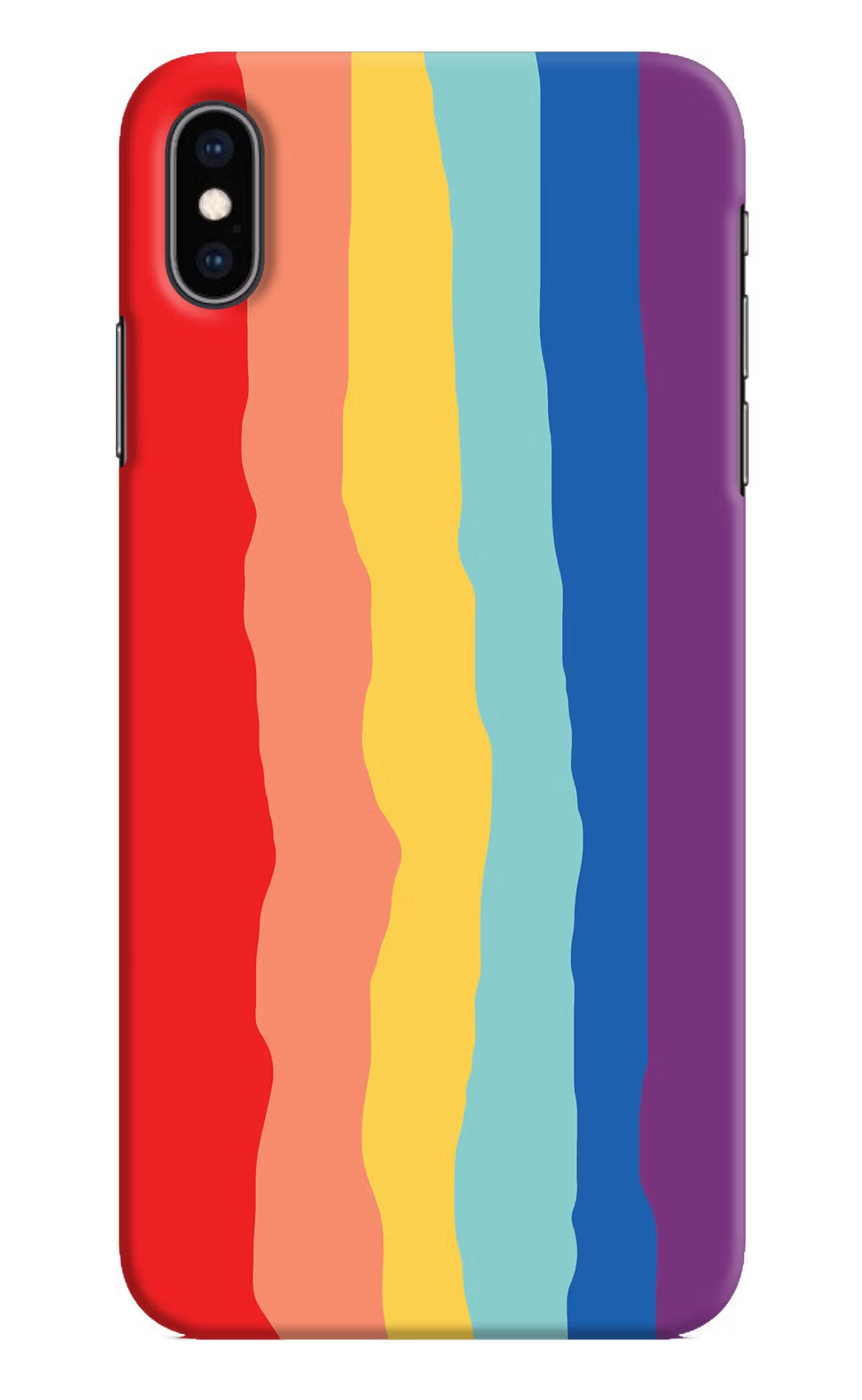 Rainbow iPhone XS Max Hard Case Back Cover by Casekaro