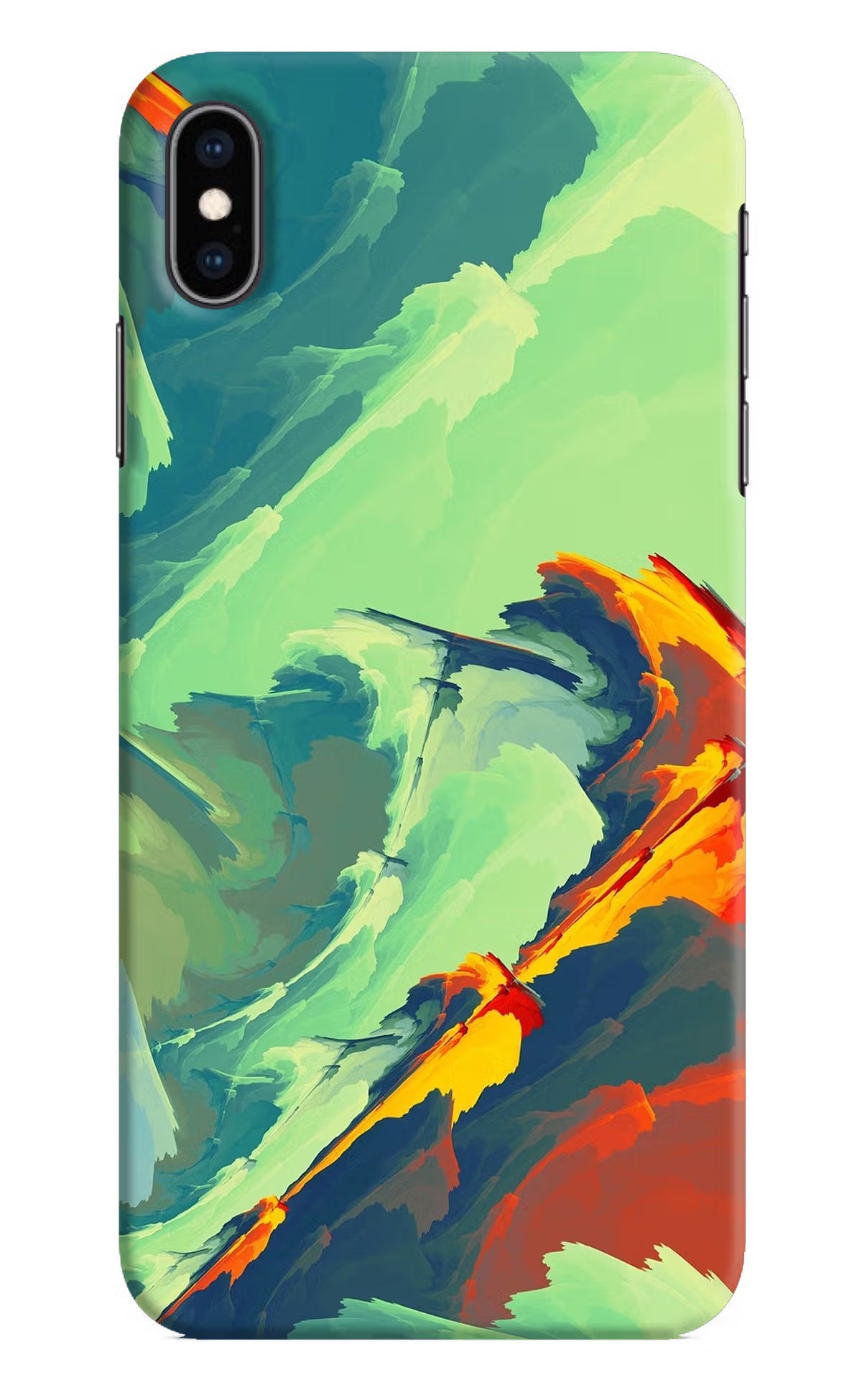 Paint Art iPhone XS Max Hard Case Back Cover by Casekaro