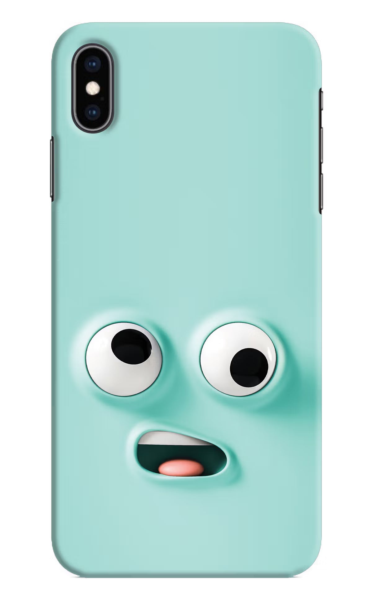 Funny Cartoon iPhone XS Max Hard Case Back Cover by Casekaro