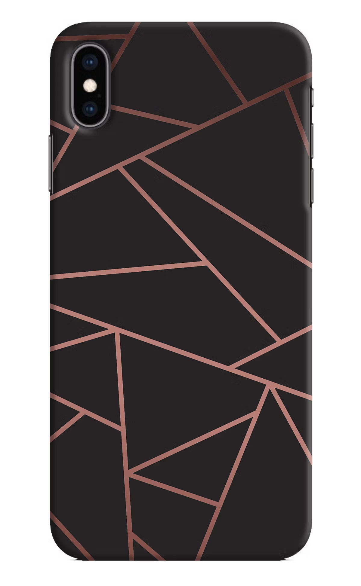 Geometric Pattern iPhone XS Max Hard Case Back Cover by Casekaro