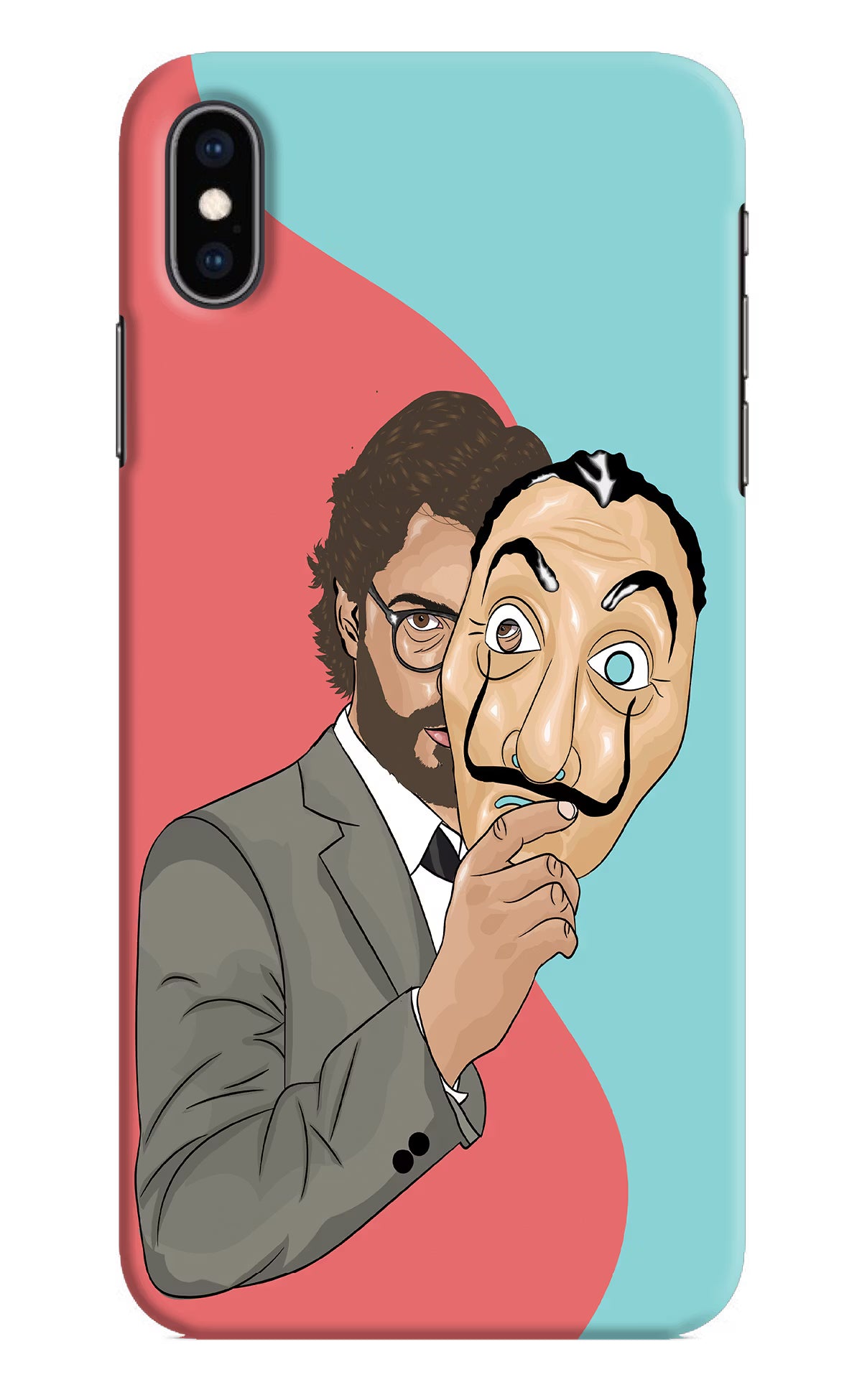 Professor iPhone XS Max Hard Case Back Cover by Casekaro