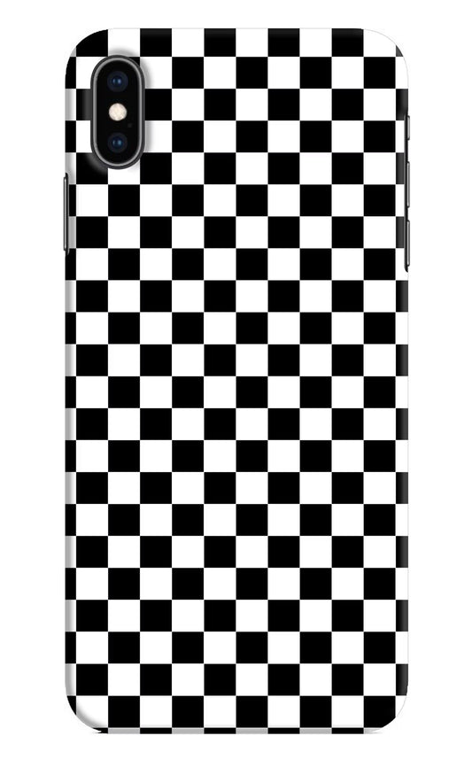 Chess Board iPhone XS Max Hard Case Back Cover by Casekaro
