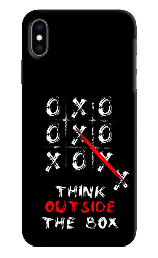 Think out of the BOX iPhone XS Max Hard Case Back Cover by Casekaro