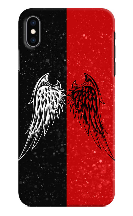 Wings iPhone XS Max Hard Case Back Cover by Casekaro