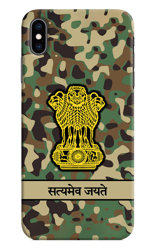 Satyamev Jayate Army iPhone XS Max Hard Case Back Cover by Casekaro