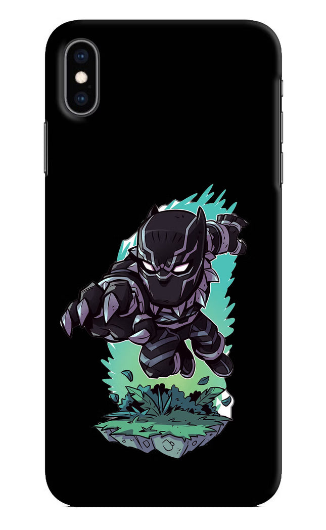 Black Panther iPhone XS Max Hard Case Back Cover by Casekaro