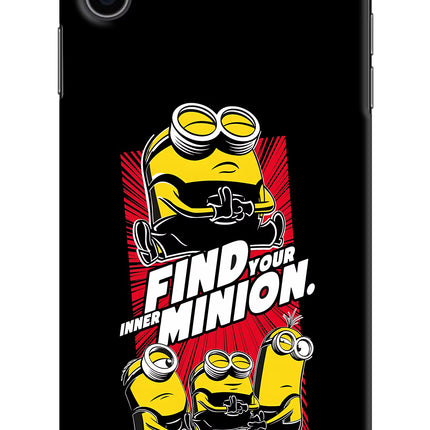 Find your inner Minion iPhone XS Max Hard Case Back Cover by Casekaro