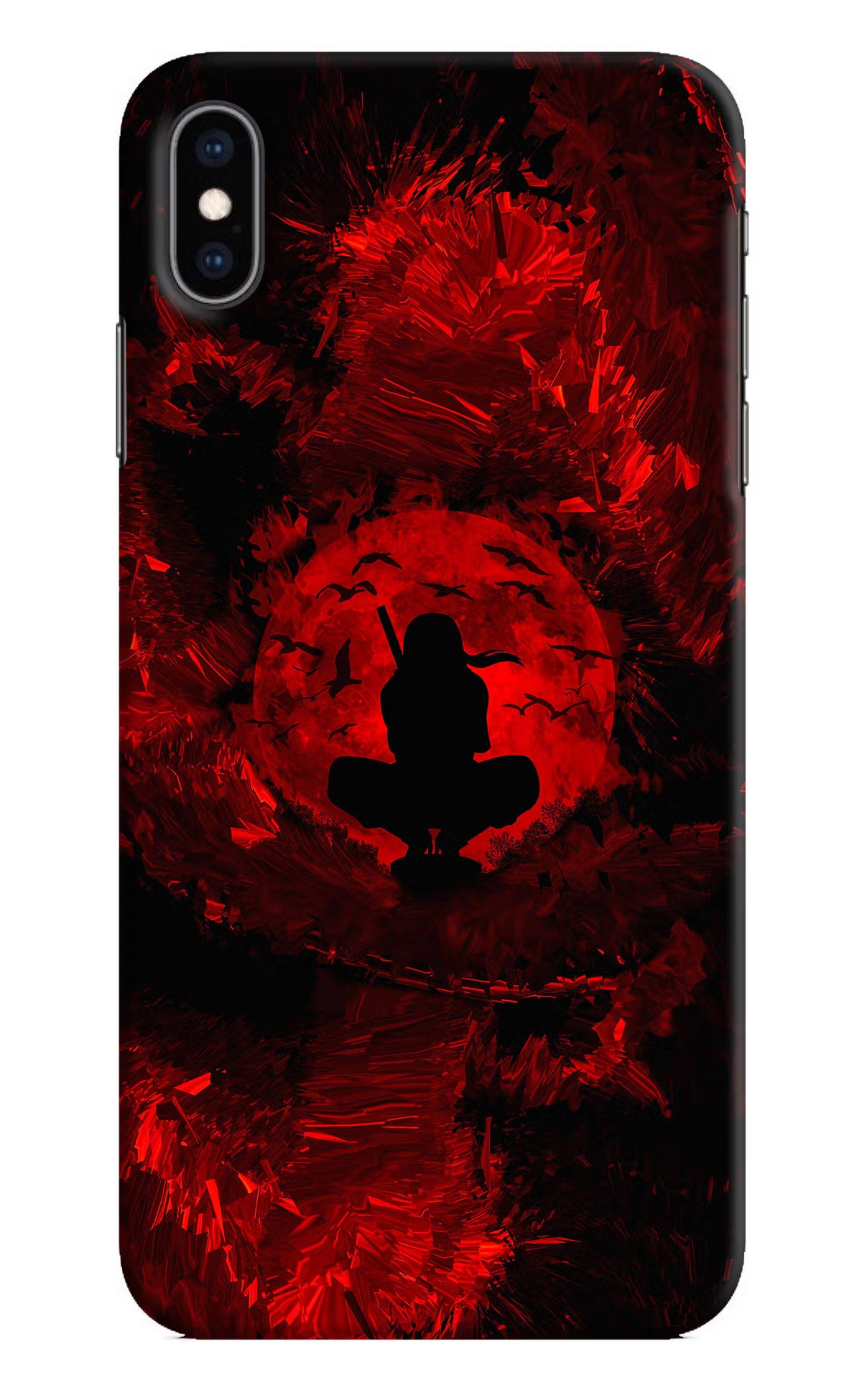 Itachi Uchiha iPhone XS Max Hard Case Back Cover by Casekaro