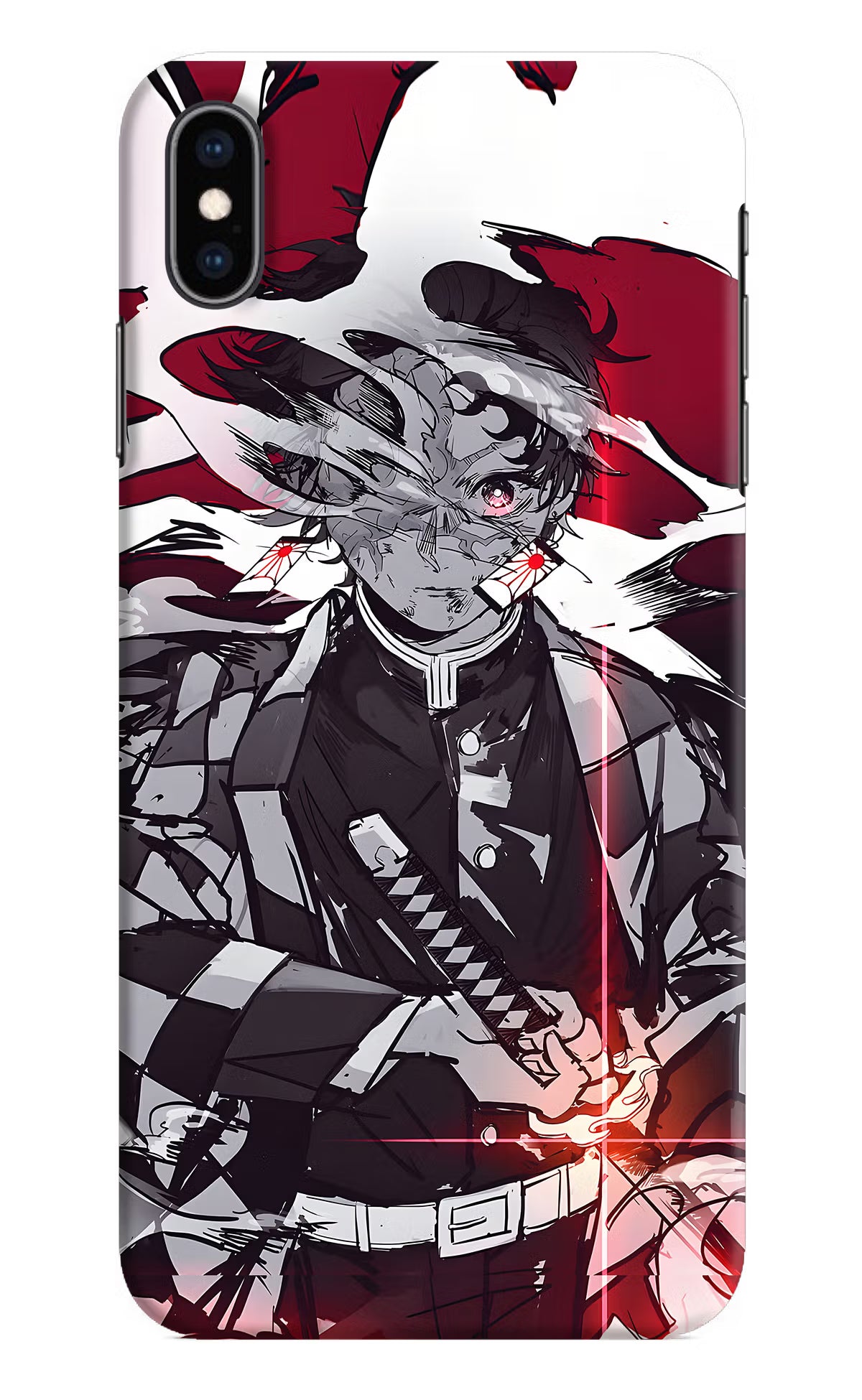 Demon Slayer iPhone XS Max Hard Case Back Cover by Casekaro
