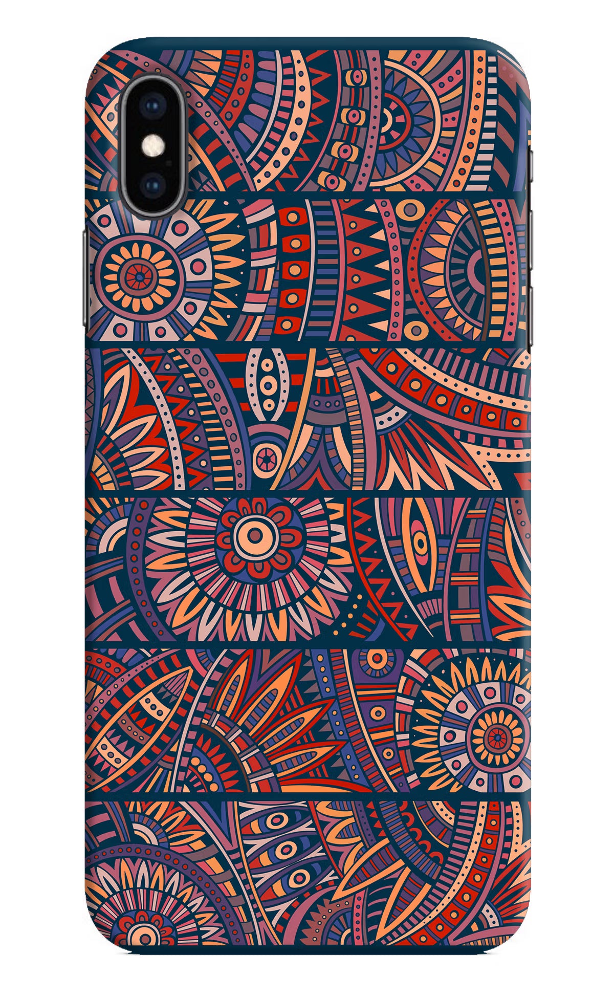 African Culture Design iPhone XS Max Hard Case Back Cover by Casekaro