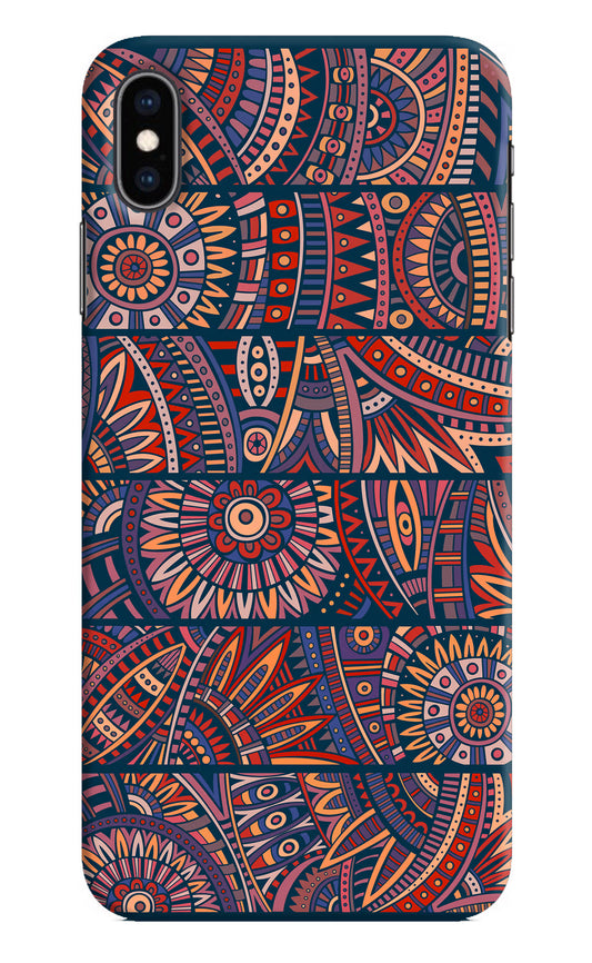 African Culture Design iPhone XS Max Hard Case Back Cover by Casekaro