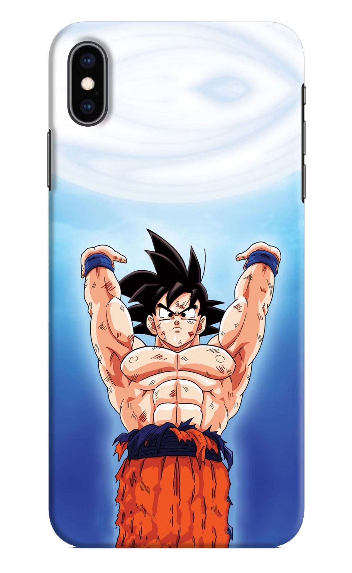 Goku Power iPhone XS Max Hard Case Back Cover by Casekaro