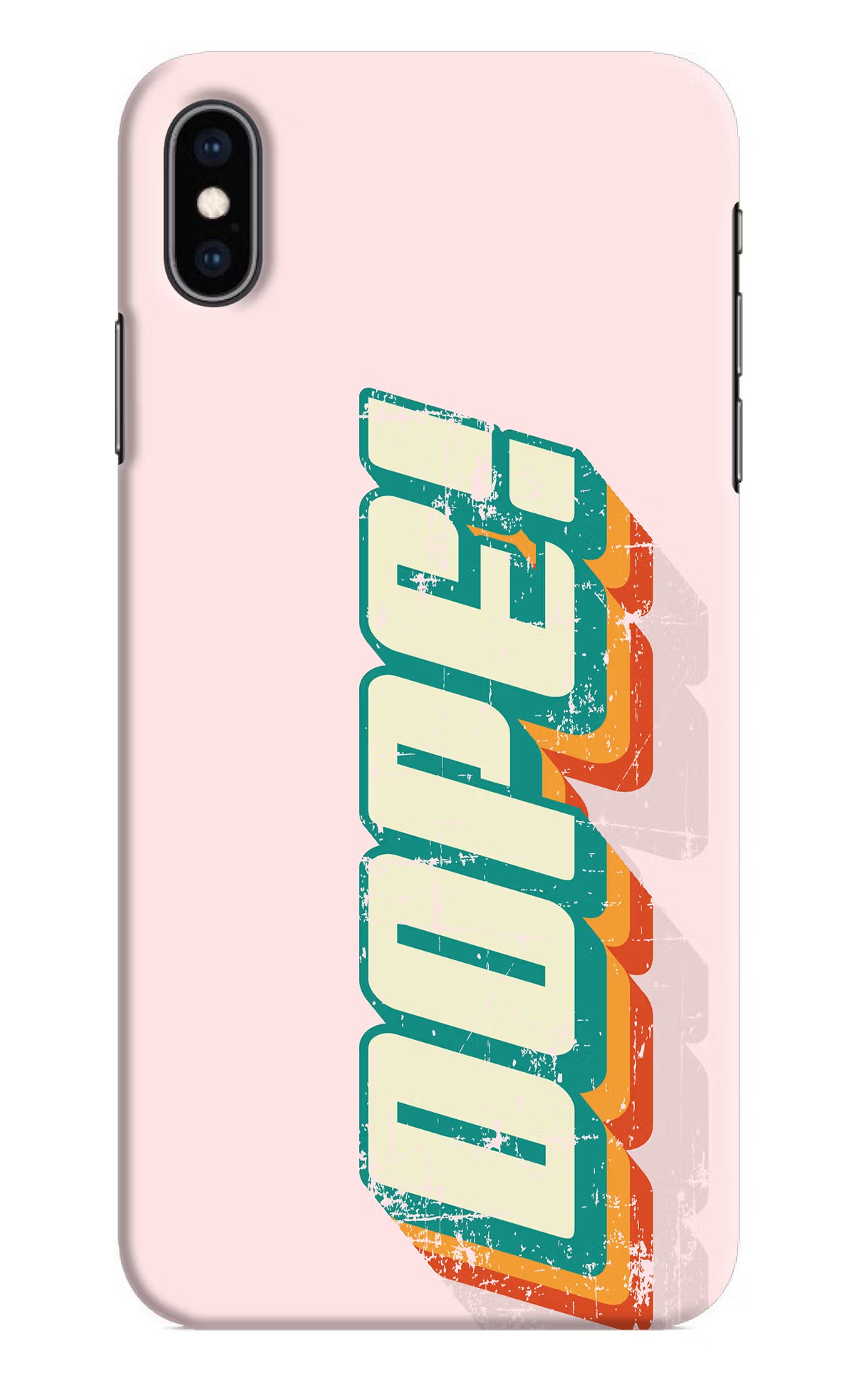 Dope iPhone XS Max Hard Case Back Cover by Casekaro
