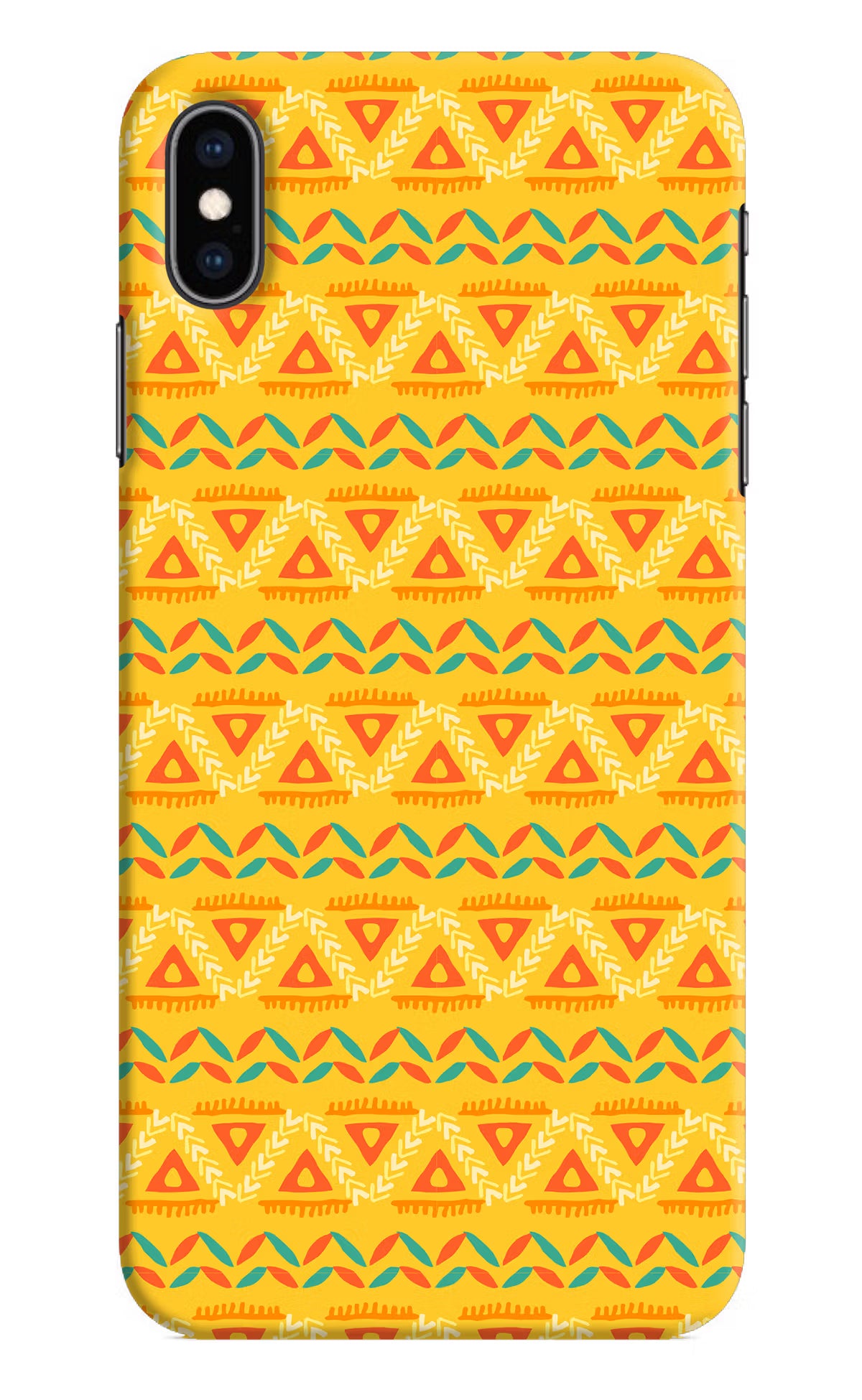Tribal Pattern iPhone XS Max Hard Case Back Cover by Casekaro