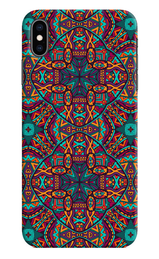 Colour Mandala iPhone XS Max Hard Case Back Cover by Casekaro