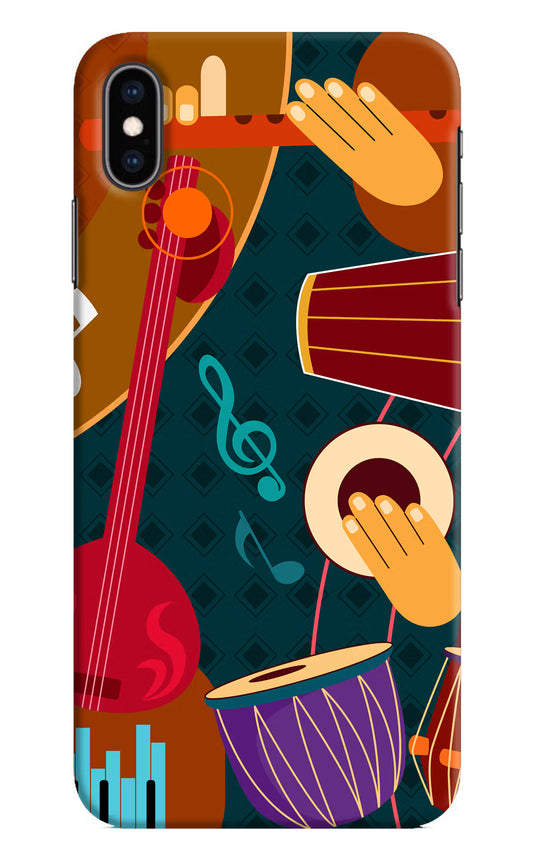 Music Instrument iPhone XS Max Hard Case Back Cover by Casekaro