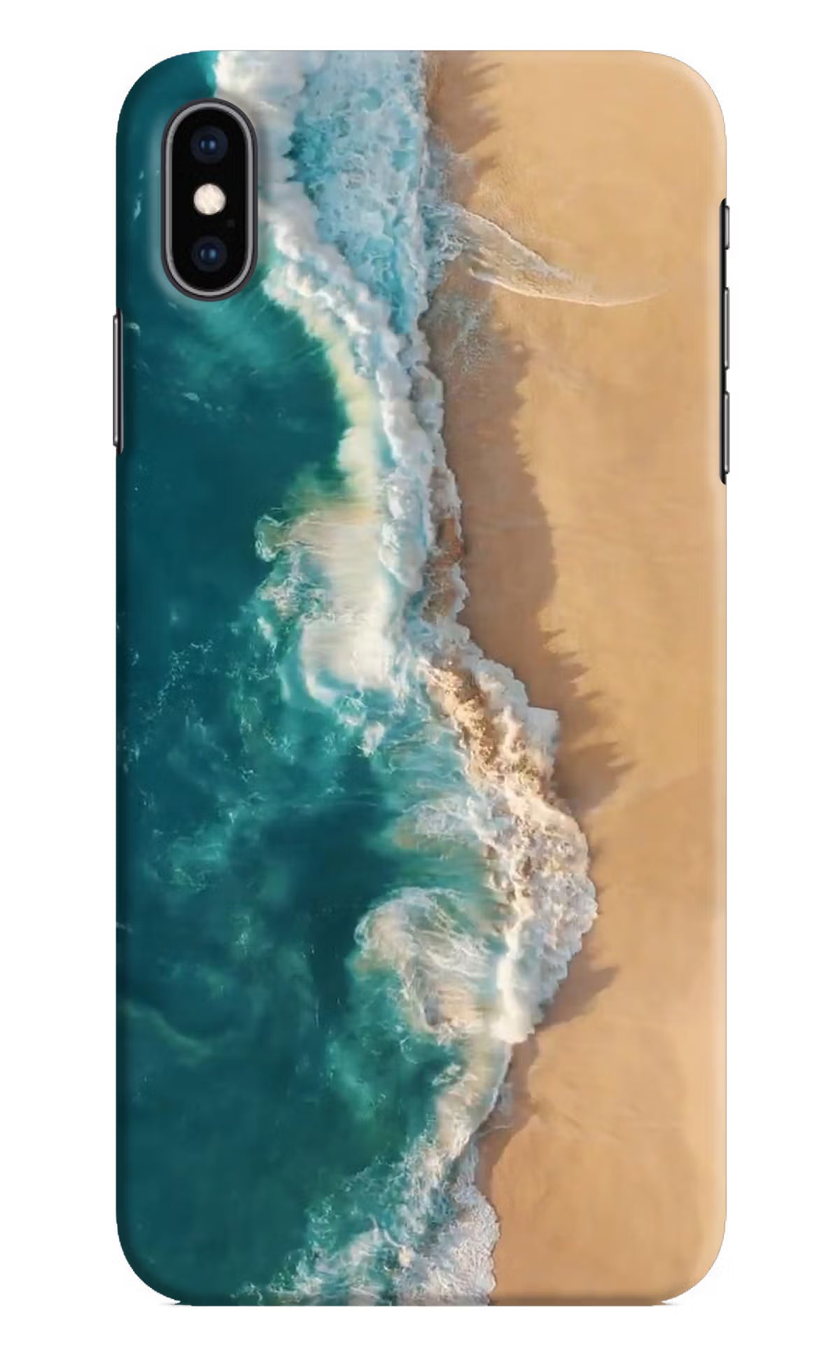 Ocean Beach iPhone XS Max Hard Case Back Cover by Casekaro