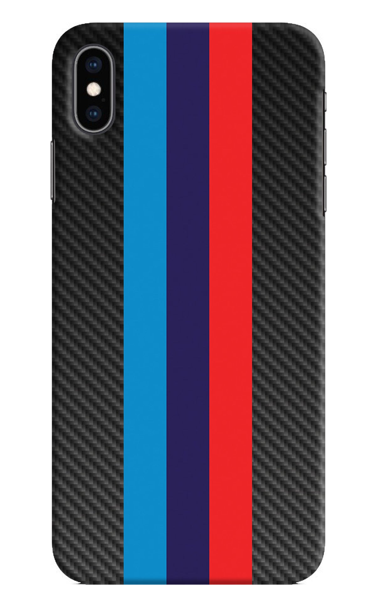 BMW Stripes Pattern iPhone XS Max Back Cover