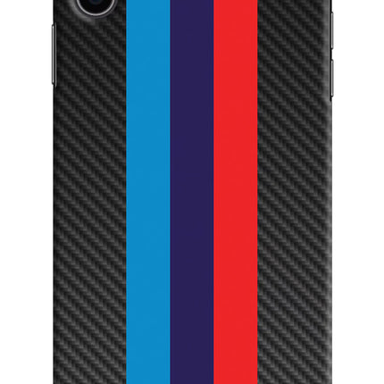 BMW Stripes Pattern iPhone XS Max Hard Case Back Cover by Casekaro