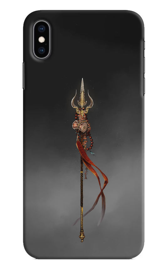Shiv Trishul iPhone XS Max Hard Case Back Cover by Casekaro