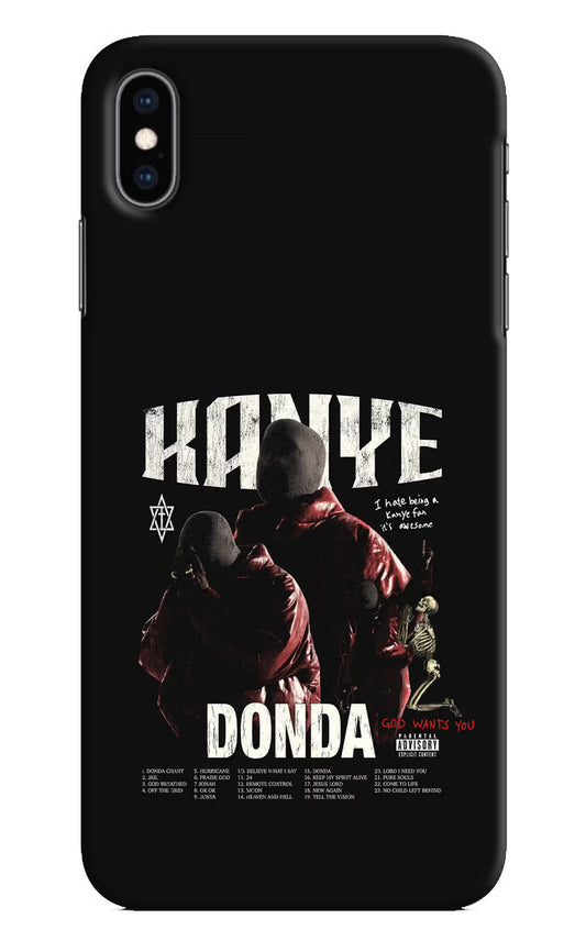 Donda Kanye West iPhone XS Max Hard Case Back Cover by Casekaro