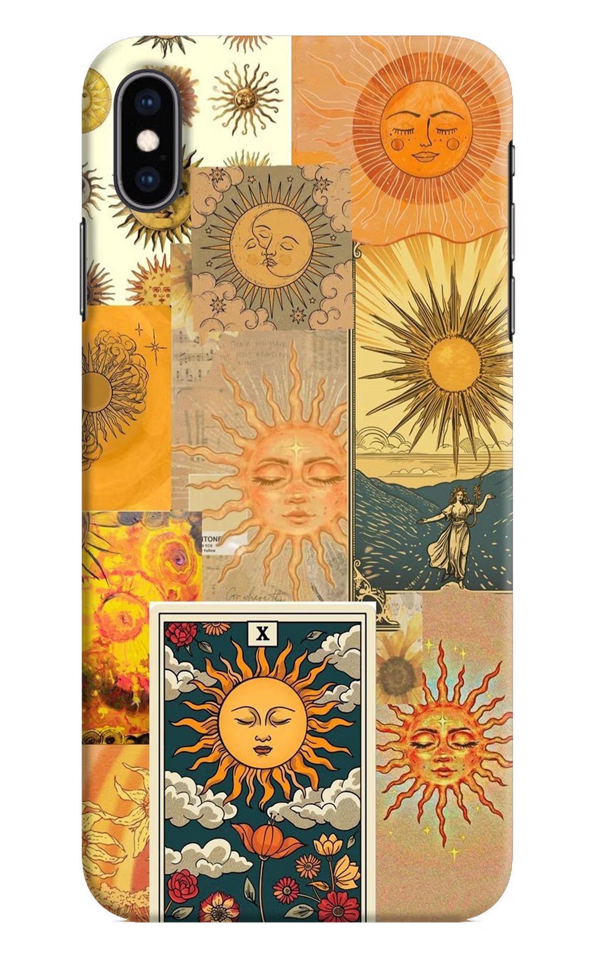 Sun iPhone XS Max Hard Case Back Cover by Casekaro