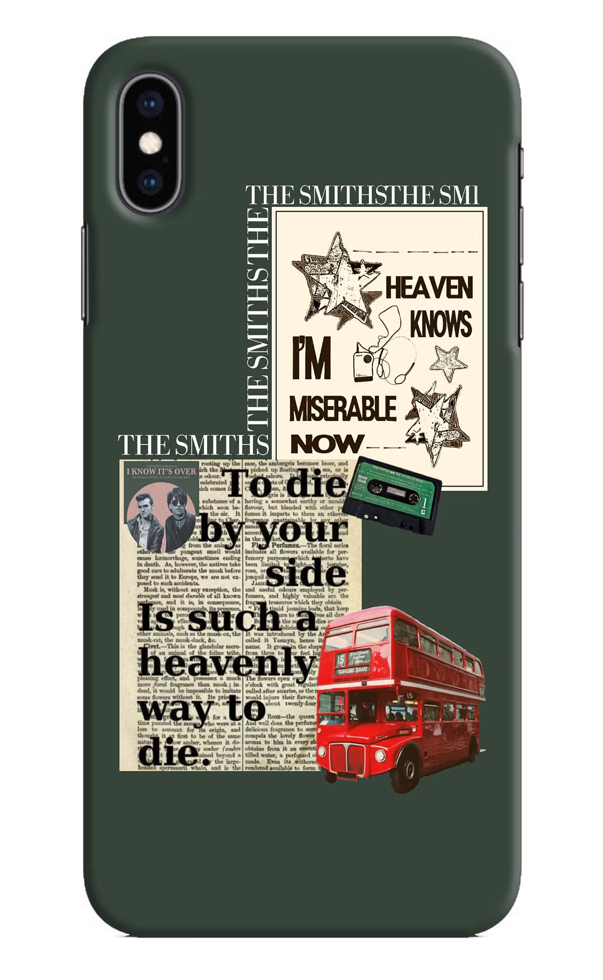 The Smiths iPhone XS Max Hard Case Back Cover by Casekaro
