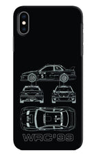 WRC'99 iPhone XS Max Hard Case Back Cover by Casekaro
