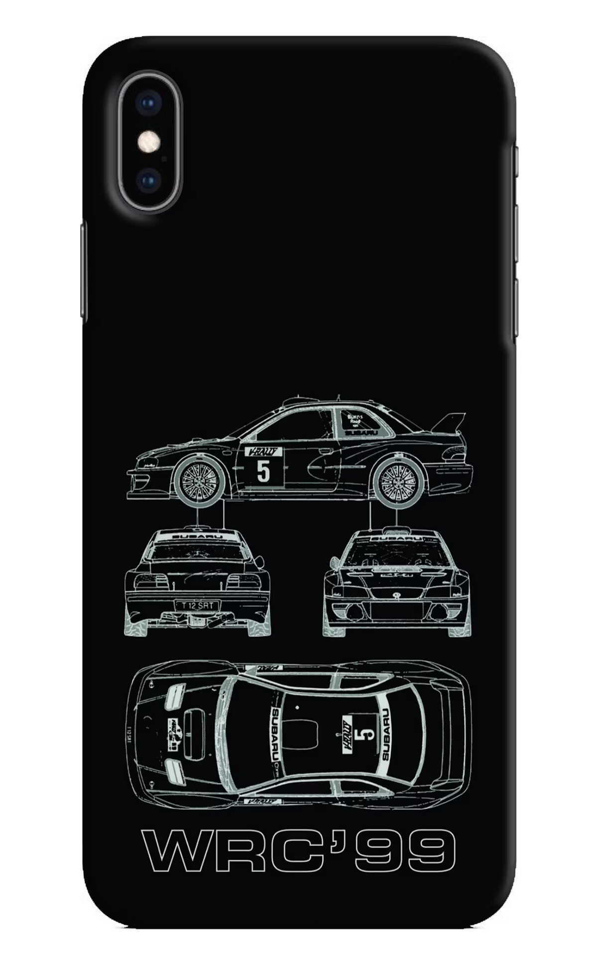 WRC'99 iPhone XS Max Hard Case Back Cover by Casekaro