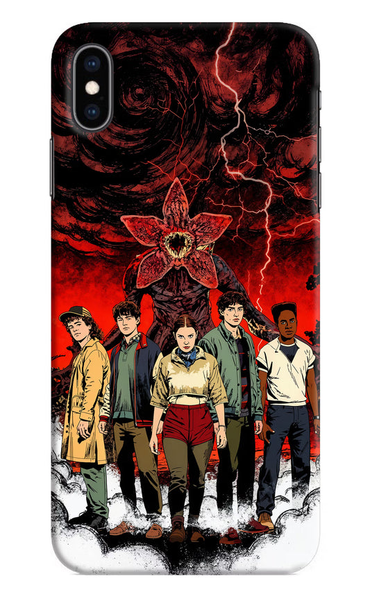 Ordinary Things Characters iPhone XS Max Hard Case Back Cover by Casekaro