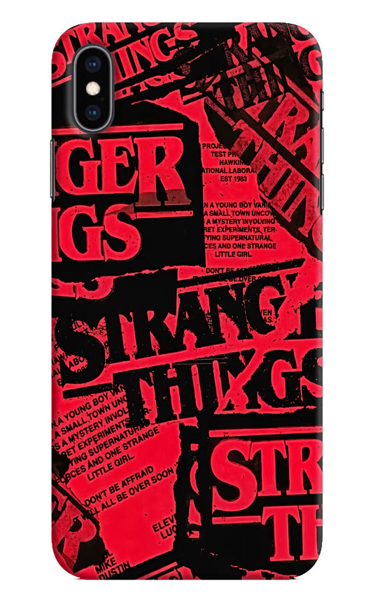 Ordinary Things iPhone XS Max Hard Case Back Cover by Casekaro