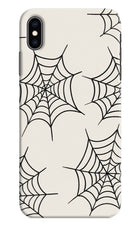 Spider Web iPhone XS Max Hard Case Back Cover by Casekaro