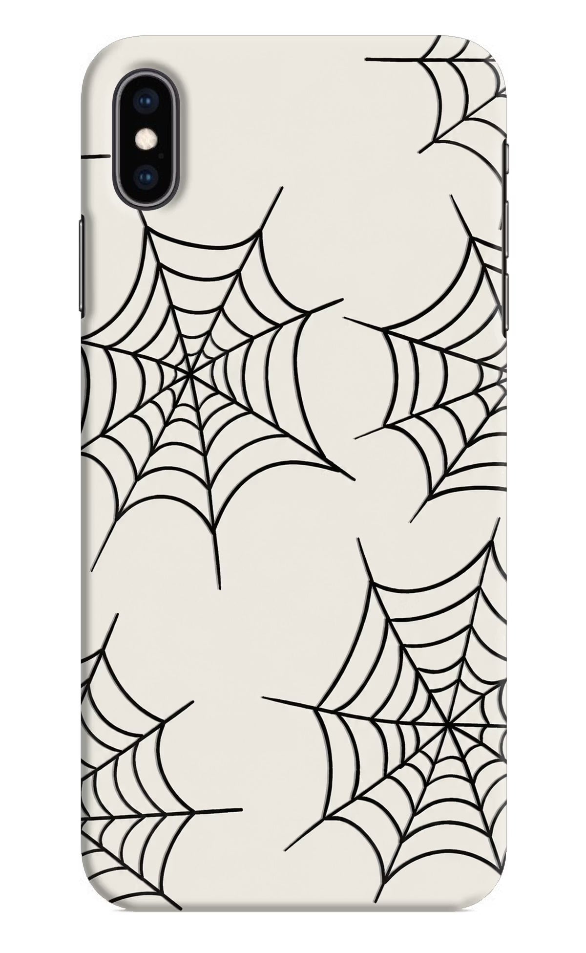 Spider Web iPhone XS Max Hard Case Back Cover by Casekaro
