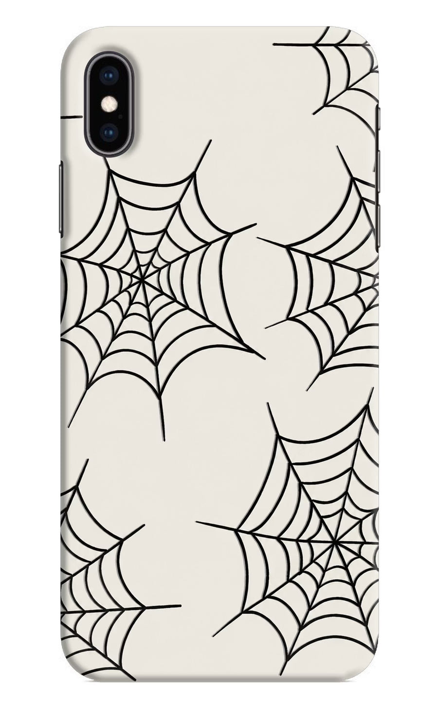 Spider Web iPhone XS Max Back Cover, Hard case