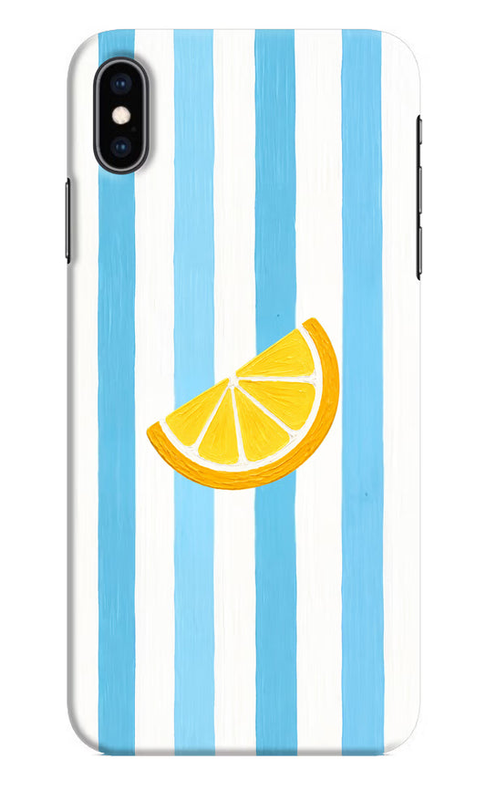Summer Lemon iPhone XS Max Hard Case Back Cover by Casekaro